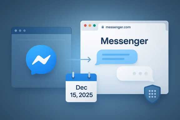 Meta Shuts Down Messenger Desktop Apps by December 15, 2025 ...