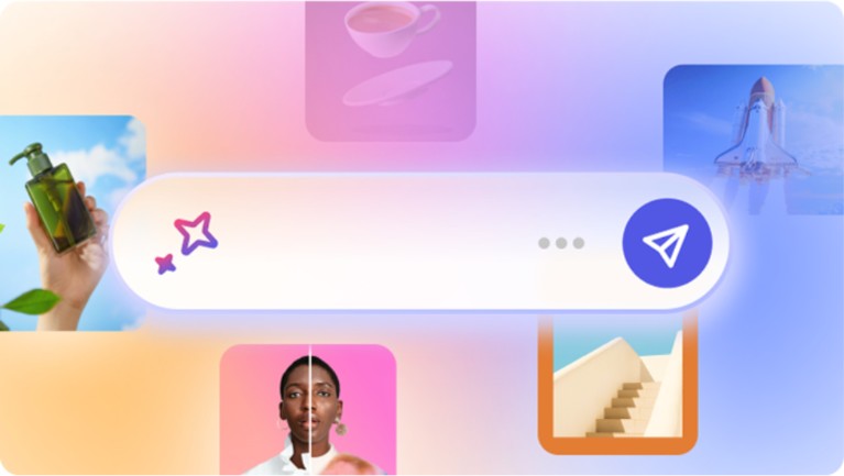 Adobe Express AI Assistant prompt bar for creating and editing designs