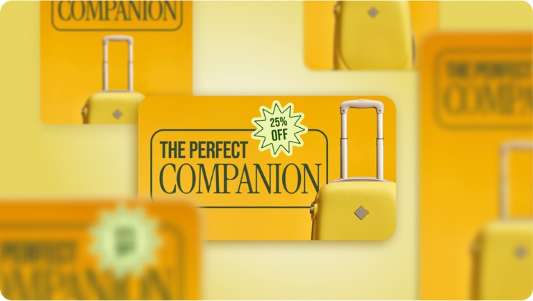 Adobe Express one-click resize turning one design into several social formats