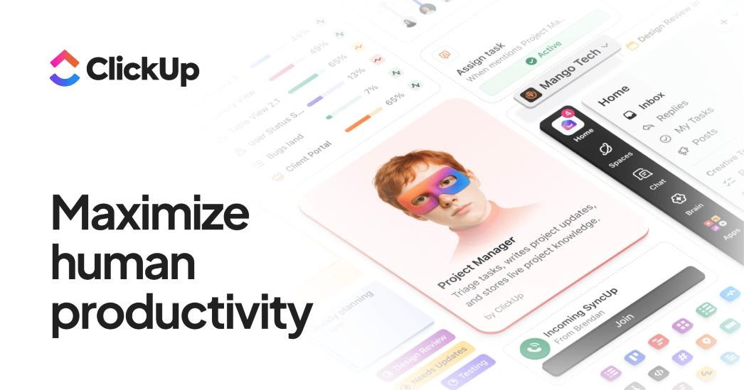 ClickUp official brand image