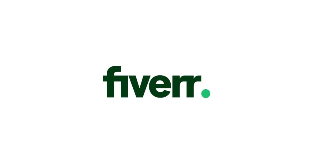 Fiverr logo on a white background