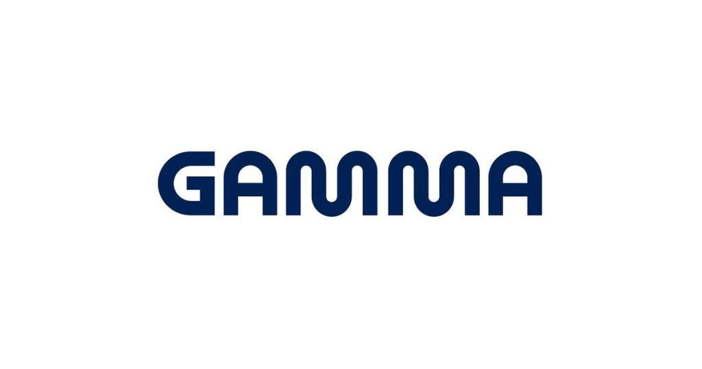 Gamma logo on a white background