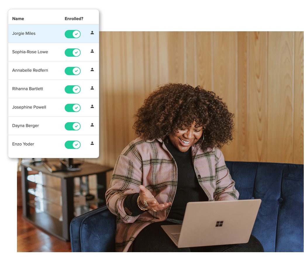 Payhip coaching settings panel with session options turned on