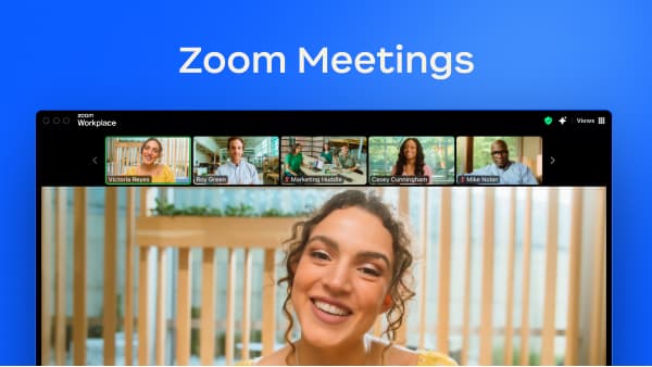 Zoom Workplace Pro flexible meeting time feature graphic